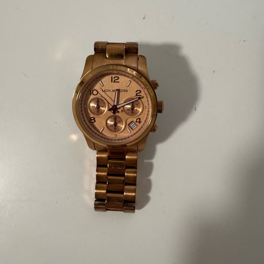 Michael Kors Gold Chronograph Watch